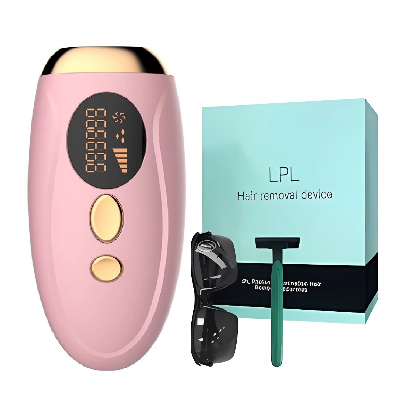Laser hair removal device