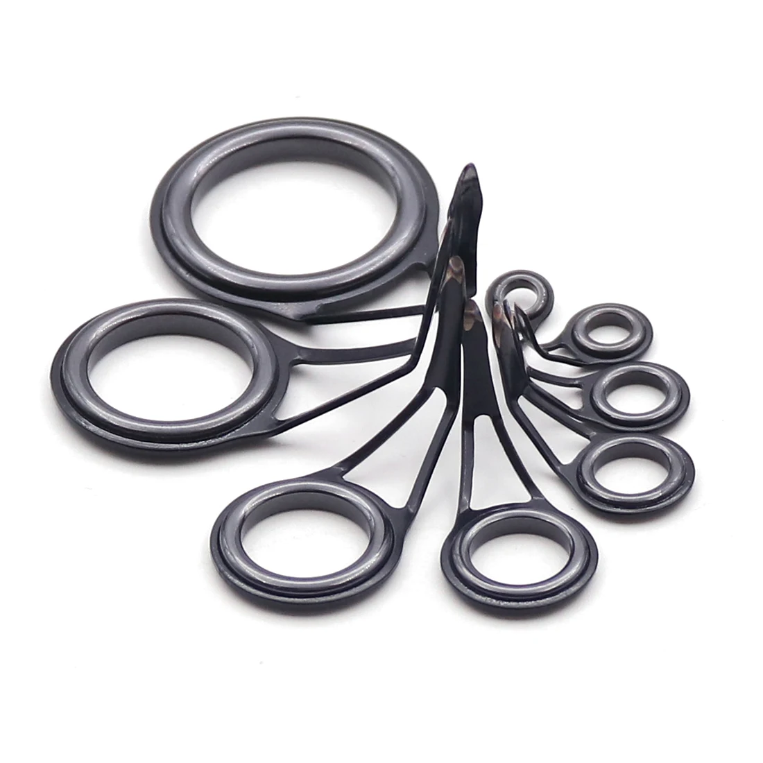 Guide rings for fishing rods